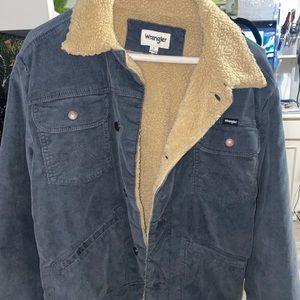 Wrangler Sherpa denim jacket Men size small